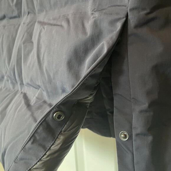 Aritzia TNA The Powder Dri Parka Long - Waterproof Windproof Down Parka Navy M - Picture 12 of 12
